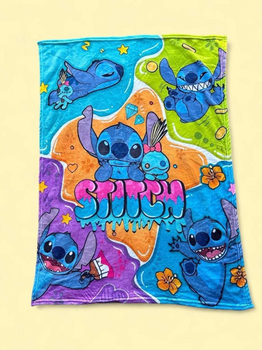 ✨ Stitch Lilo and
Stitch Disney fleece blanket✨